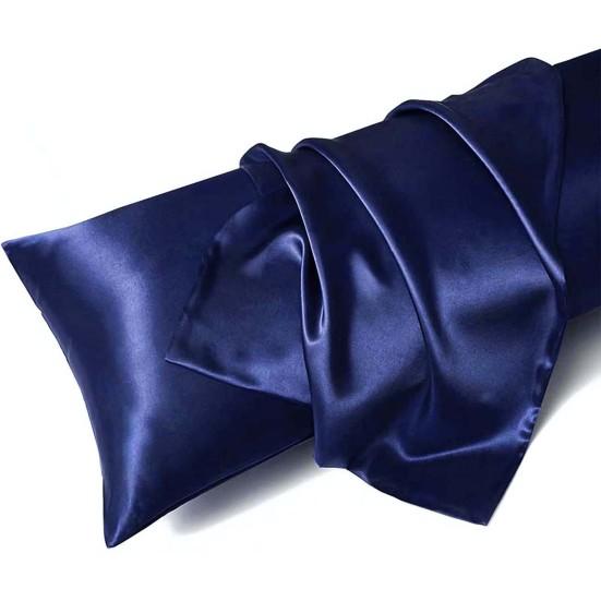 2 Pcs Satin Pillow Case Smooth Faux Silk Solid Color Satin Prevents Frizz Breakage Bedroom Living Room Sofa Pillowcase Pillow Cover