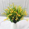 25 Heads/bouquet Mini Artificial Calla with Leaf Fake Lily Aquatic Plants Home Decoration Flower