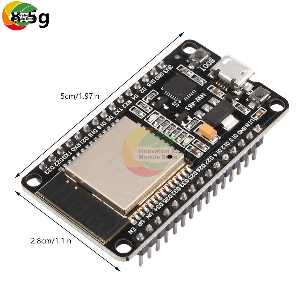 Плата разработки ESP32 CH340C WiFi+Bluetooth Сверхнизкое энергопотребление Двухъядерный ESP32-DevKitC-32 Плата расширения ESP-32