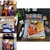 Naruto Comic Pattern Bedding Set Duvet Cover And Pillowcases Soft Lightweight For Students