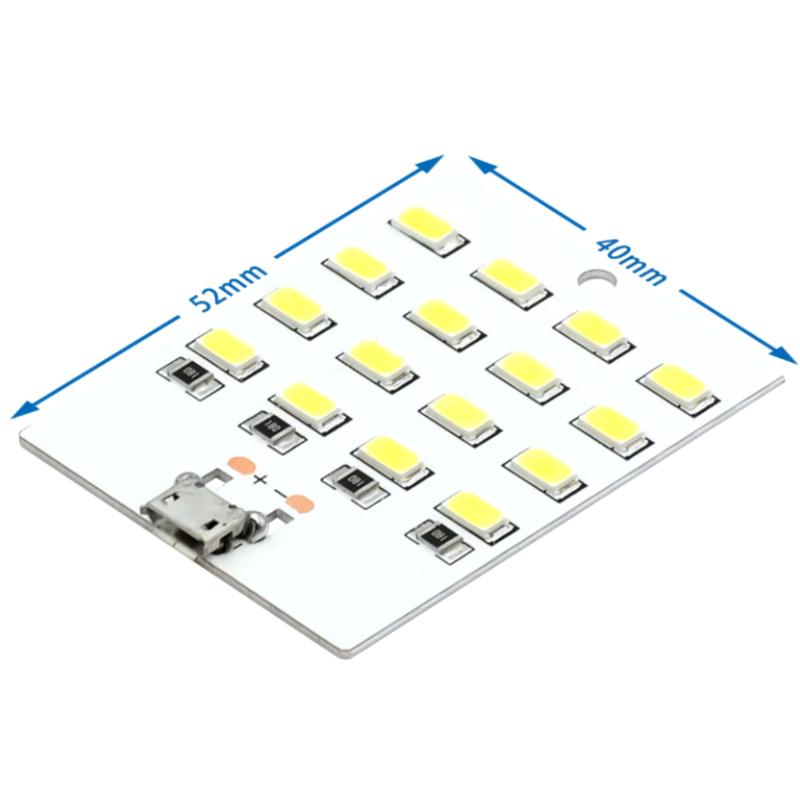 USB светодиодная панель 8 12 16 20 светодиодов Панель лампы Высокая яркость Модуль освещения DIY Для аварийного света Ночной светильник Проект