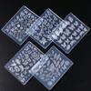Winter Sweater Nail Carving Manicure Tool Snowflake Relief Mould Hot Gel Stencils  for nail diy