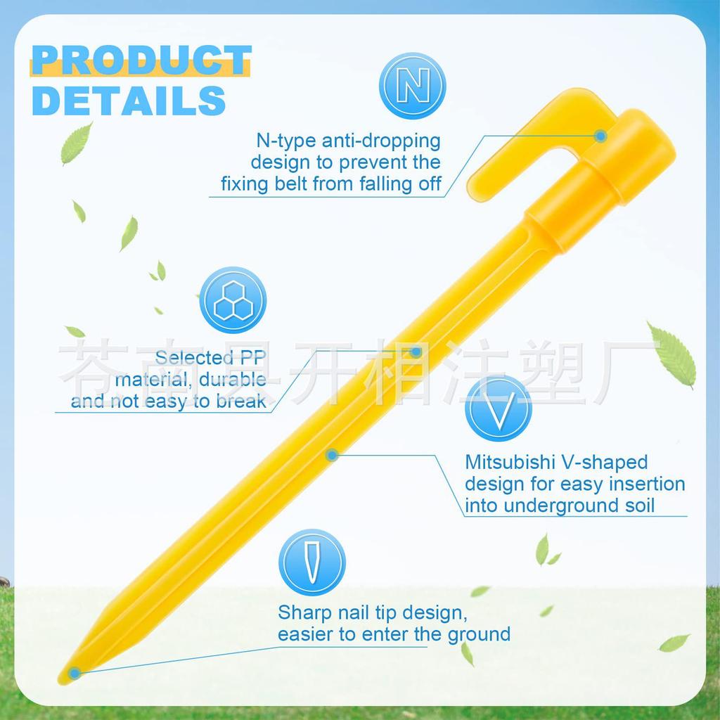 Windproof Beach Tent Stakes for Camping & Picnic Mats