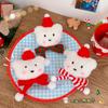 Blucome Lovely Plush Baby Bear Brooch for Women Men Scarf Coat New Year Christmas Gift