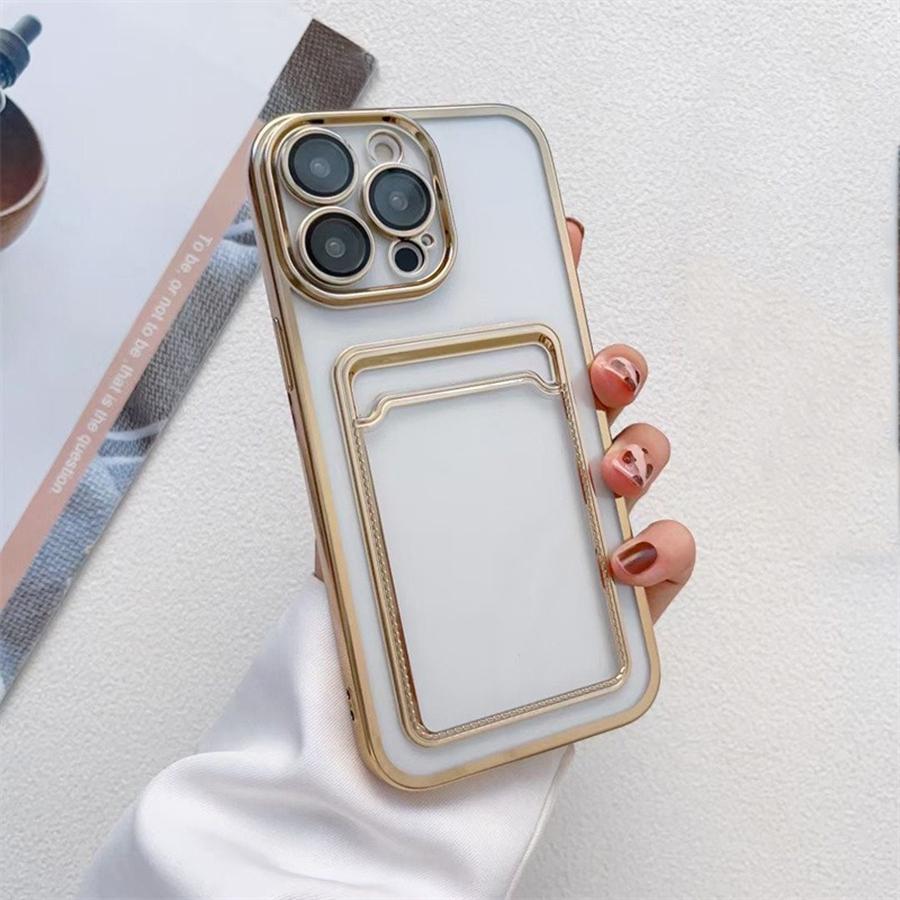 Роскошный чехол-кошелек с рамкой и держателем для карт для iPhone 16, 15, 14, 13, 12, 11 Pro Max, 16 Plus, 15 Pro, 14 Pro Max, мягкий противоударный чехол из ТПУ