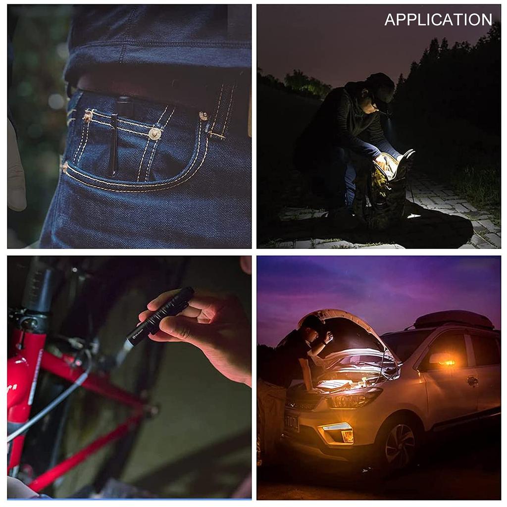 OLIGHT Фонарик I3T EOS LED 180 IPX8 Tail Handy AAA Batterys Emergency Power Off, Flashlight, Lumens, Mini, Lightweight,