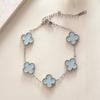 Macaron Four-leaf Clover Clover Bracelet Fashion High-end Titanium Steel Jewelry
