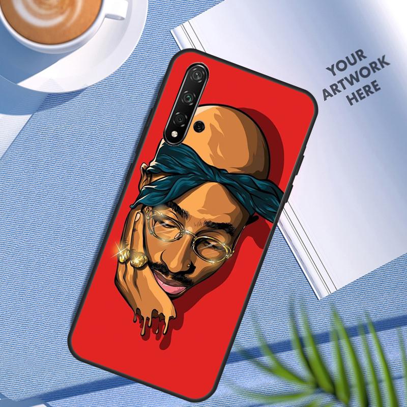2pac Тупак Шакур Рэп Рэпер Для Huawei Nova Y90 Y60 Y70 Y91 Y61 Y72 Y73 3i 7i 8i 11 12i 9 10 SE P20 P30 Pro P40 Lite Чехол