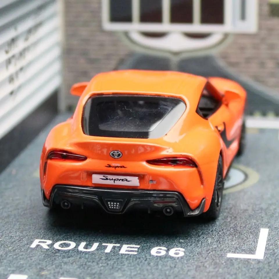 Форсаж JDM 2020 Toyota GR Supra Суперкар Симуляция Литой и Игрушечный Автомобиль RMZ city 1:36 моделей автомобилей из сплава, подарки для детей