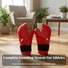 Taekwondo Hand Guards Secure Fit Open-Hand Sparring Guards Half-Finger Gloves Long-Lasting Safety Gear Moisture-Wicking 6