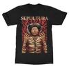 Графическая футболка группы Sepultura Летняя с коротким рукавом Модная футболка Роскошная Повседневная Винтажная Ретро Топ Подходит как для мужчин, так и для женщин