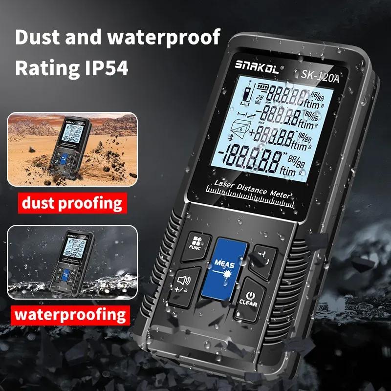 SNAKOL Laser Rangefinder Tape Measure Device - Digital Ruler Test Tool 40m/50m/70m/100m/120m Distance Meter Range Finder