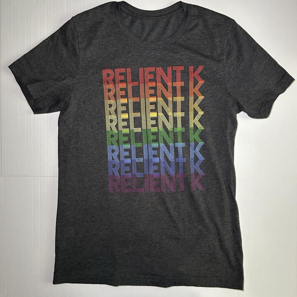 Relient K Rainbow Logo Graphic T-Shirt Gray Heather Approx. Men’s Medium Unisex T-Shirt