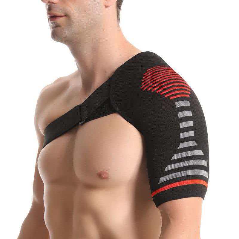 Adjustable Elastic Compression Shoulder Brace for Fitness & Strain Relief