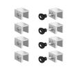 Adjustable Sliding Window Stops Security Window Locks with Keys for Vertical and Horizontal Sliding Windows Enduring
