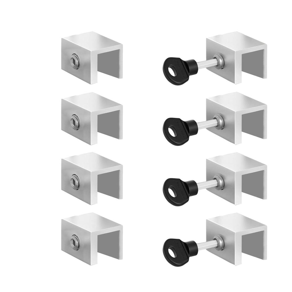 Adjustable Sliding Window Stops Security Window Locks with Keys for Vertical and Horizontal Sliding Windows Enduring