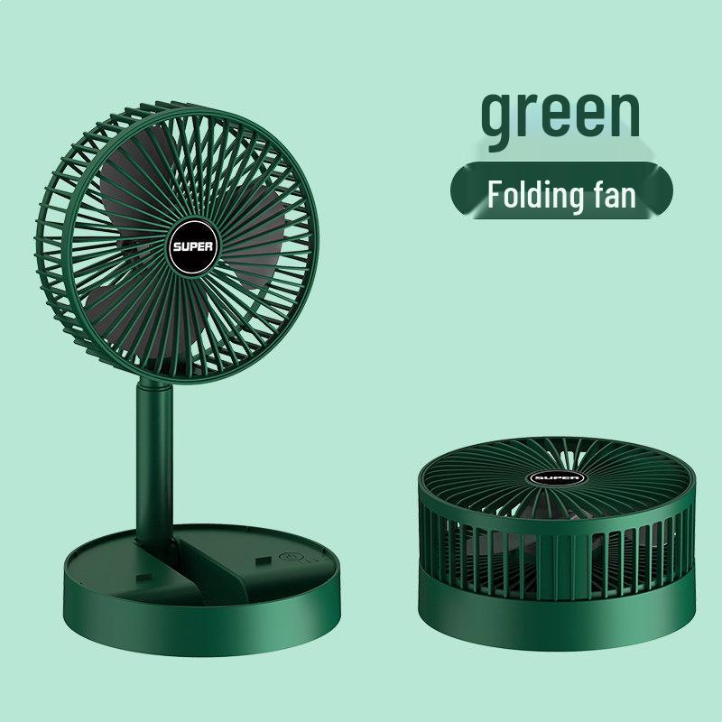 Compact USB Rechargeable Silent Desktop Fan for Office, Dorm, or Bedside Use