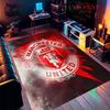 Ковер Man Utd для гостиной, спальни, дома, украшение дивана, нескользящий коврик для детских игр