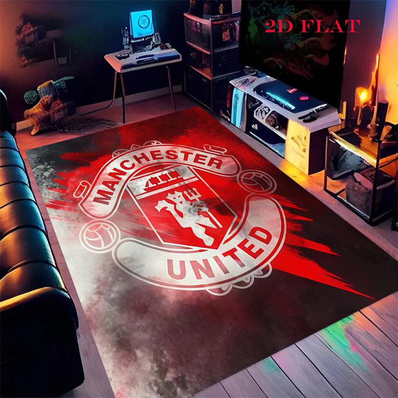 Ковер Man Utd для гостиной, спальни, дома, украшение дивана, нескользящий коврик для детских игр