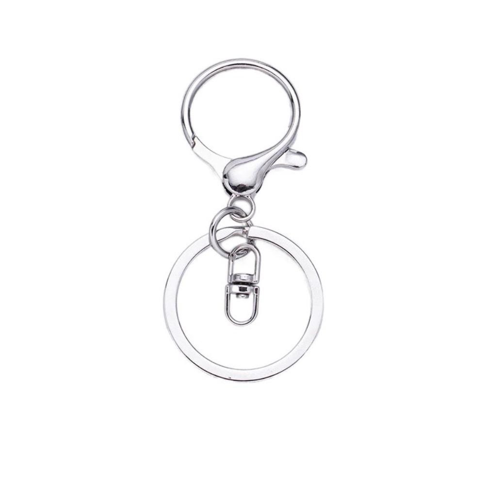 20Pcs Buckle Metal Key Chain Pendant Keychains Jewelry DIY Snap Hook Clips Key Ring  Jewelry Making