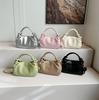 Korean version niche handbag bag 2025 autumn new simple pleated cloud bag versatile casual commuter messenger bag