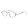 Metal Anti-blue Glasses Oversized Round Glasses Portable Optical Glasses  Women Men