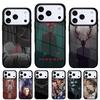 Мягкий чехол для телефона серии Ганнибал для iPhone 17 16 15 14 13 Pro Max Задняя крышка для 12 11 Pro Coque