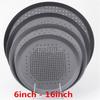 Black Color Hole Nonstick Pizza Baking Pan Tray Plate Dishes Holder Bake Ware Baking Tool Accessories Pizza Screen Pan Metal Net
