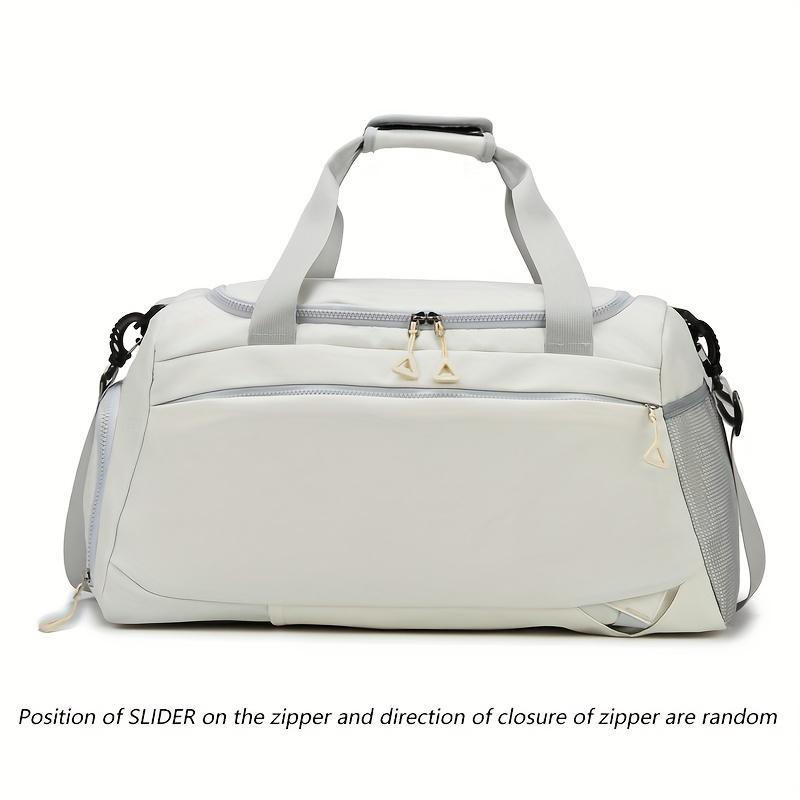 Дорожная сумка-дафл из нейлона большой вместимости с отделением для обуви и разделением на влажное/сухое, многофункциональная спортивная сумка-дафл для мужчин и женщин