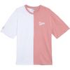 Team Blocking Tee Round Neck Color Block Drop Shoulder Short Sleeve T-Shirt Men Tops Rose-Pink 537872-24