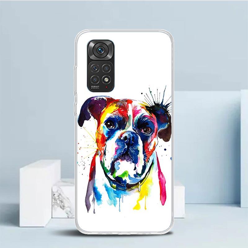 French Bulldog Dog Pug Phone Case For Xiaomi Redmi Note 15 14 14S 13 12S 12 Pro Plus 11S 11 11T 11E 10S 10 + Soft TPU Back Cover