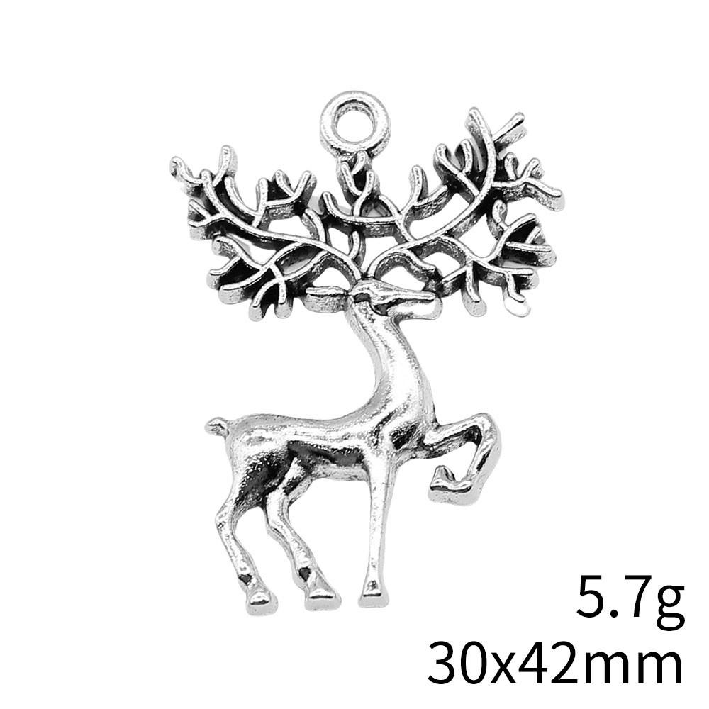 NewArrivals Charms For Jewelry Deer Christmas Day Charms Pendant Audience Bracelet Pendant