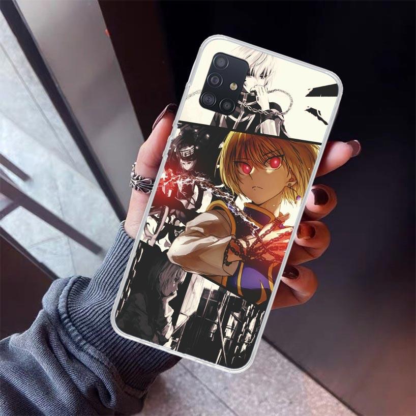 Huner X-Hunters Kurapika Phone Case For Samsung Galaxy A12 A52S A42 A32 A22 A51 A50 Note 20 Ultra 10 S10 Plus A71 A70 A31 A30 A1