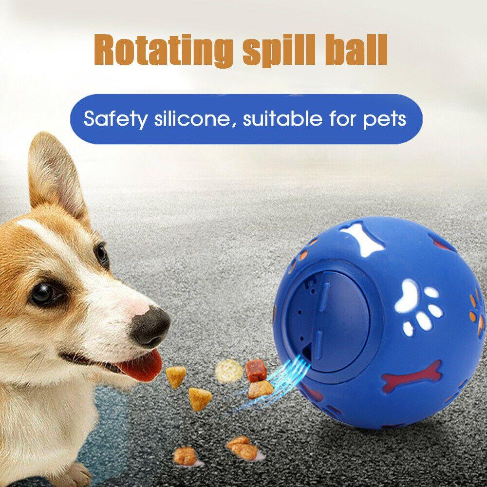 Pet Toys Interactive Automatic Pet Treat Balls Dog Treat Ball Food Dispenser Leakage Food Ball