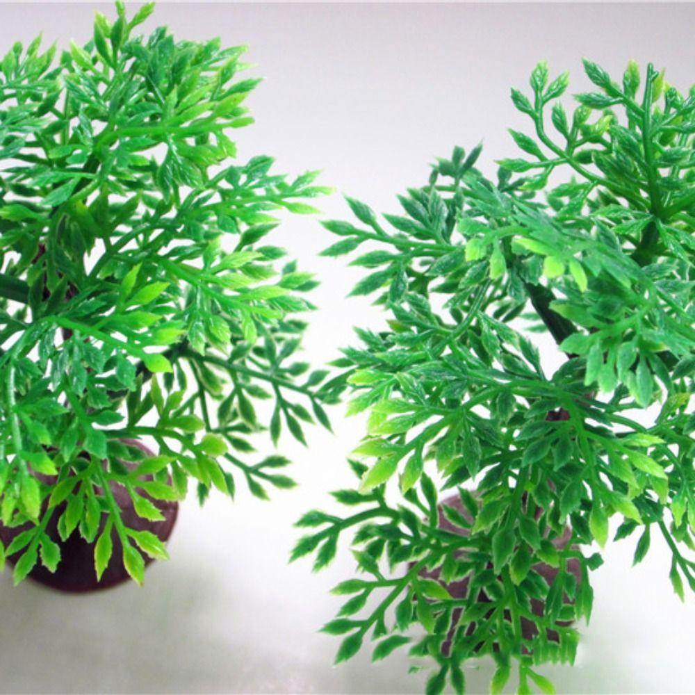 Декорация сцены Микро-пейзаж Искусственное дерево Модель Орнамент Дерево Цветочный горшок Украшения Поддельное дерево