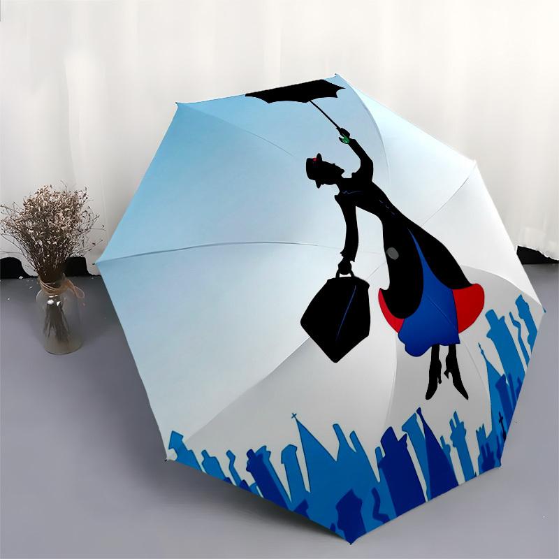 1pc Mary Poppins, Umbrella Themed High-quality Umbrella,Automatic Opening and Closing Umbrella,Multi-functional Umbrella G0811143