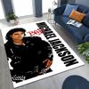 Модный ковер MJ Майкл Джексон Король поп-арта для спальни, гостиной, дивана, домашний коврик для двери, декор, большой детский нескользящий напольный коврик