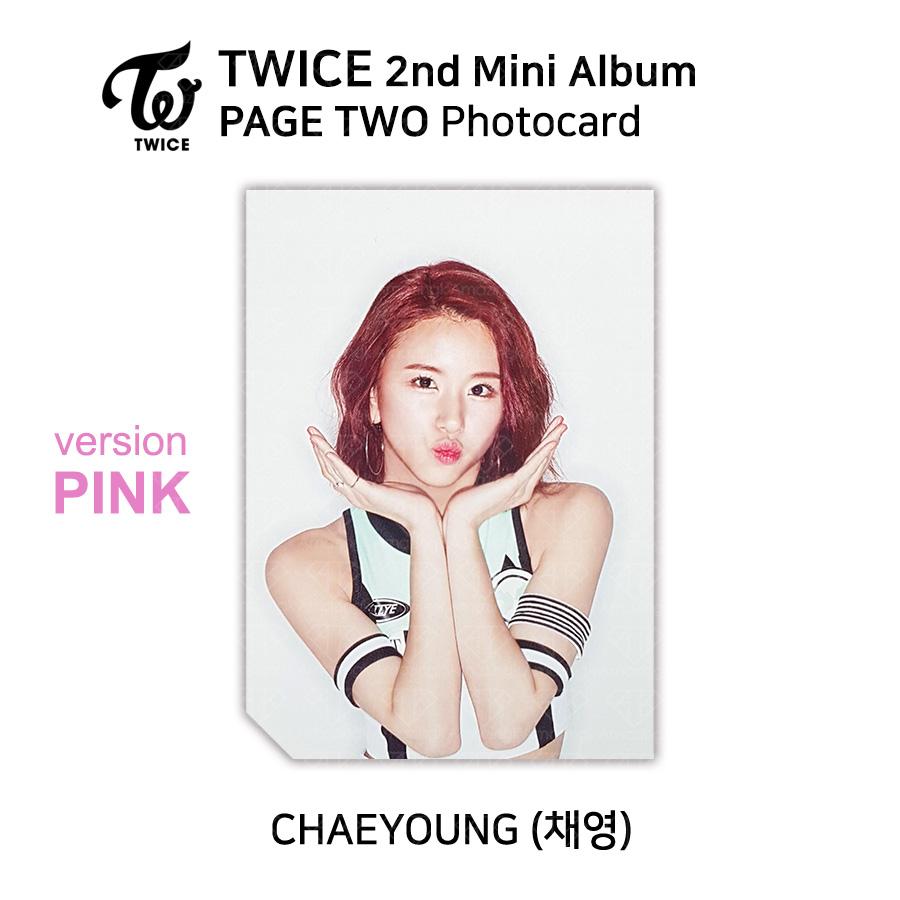 Twice 2-й мини-альбом СТРАНИЦА ВТОРАЯ Фотокарточка РОЗОВАЯ Версия