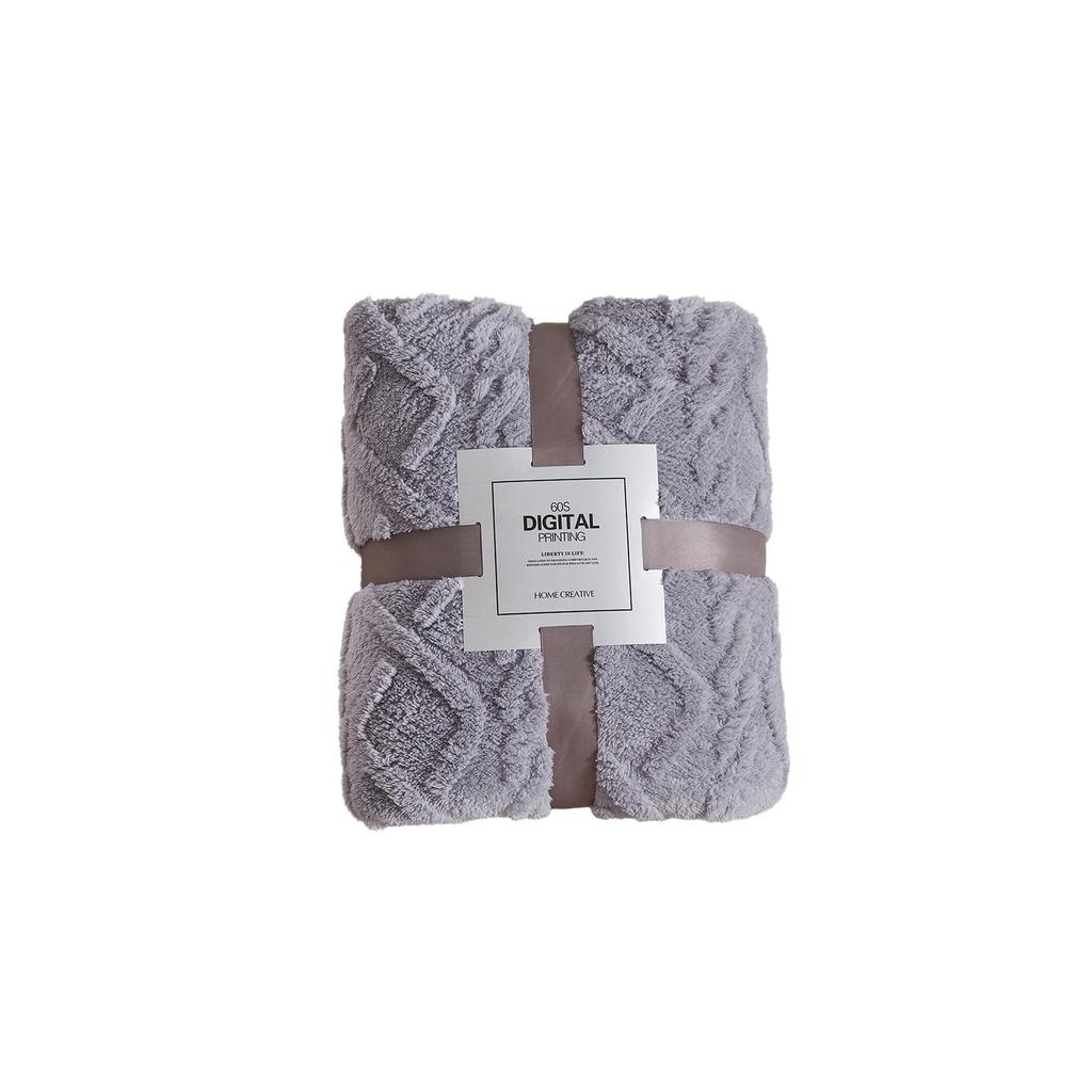 Taffeta  Solid Color Blanket Coral Velvet Flannel Blanket Thickened Cover Blanket Gift Blanket Home