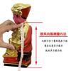 Home Decor Buddha Statue with God of Wealth Guanyin Cloak Figurine Household Ornament Cape Accessory for Home Decor
