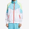 Nike Windbreaker Hooded Jacket With Logo Men Outerwear Blue White AR2210-101