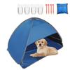 URROMA 1pc Fly Out Dog Cat Camping Blue Outdoor Play Tent House Portable Sun Shelter Pet Tent for Dogs Cats Puppies Kitty and Other Small L Tent,