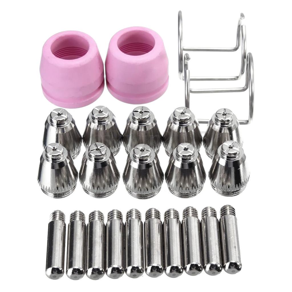 Расходные материалы для плазменной резки Электродные сопла Комплект чашек Оцинкованная медь Керамика SG-55 AG-60 WSD-60P Расходные материалы