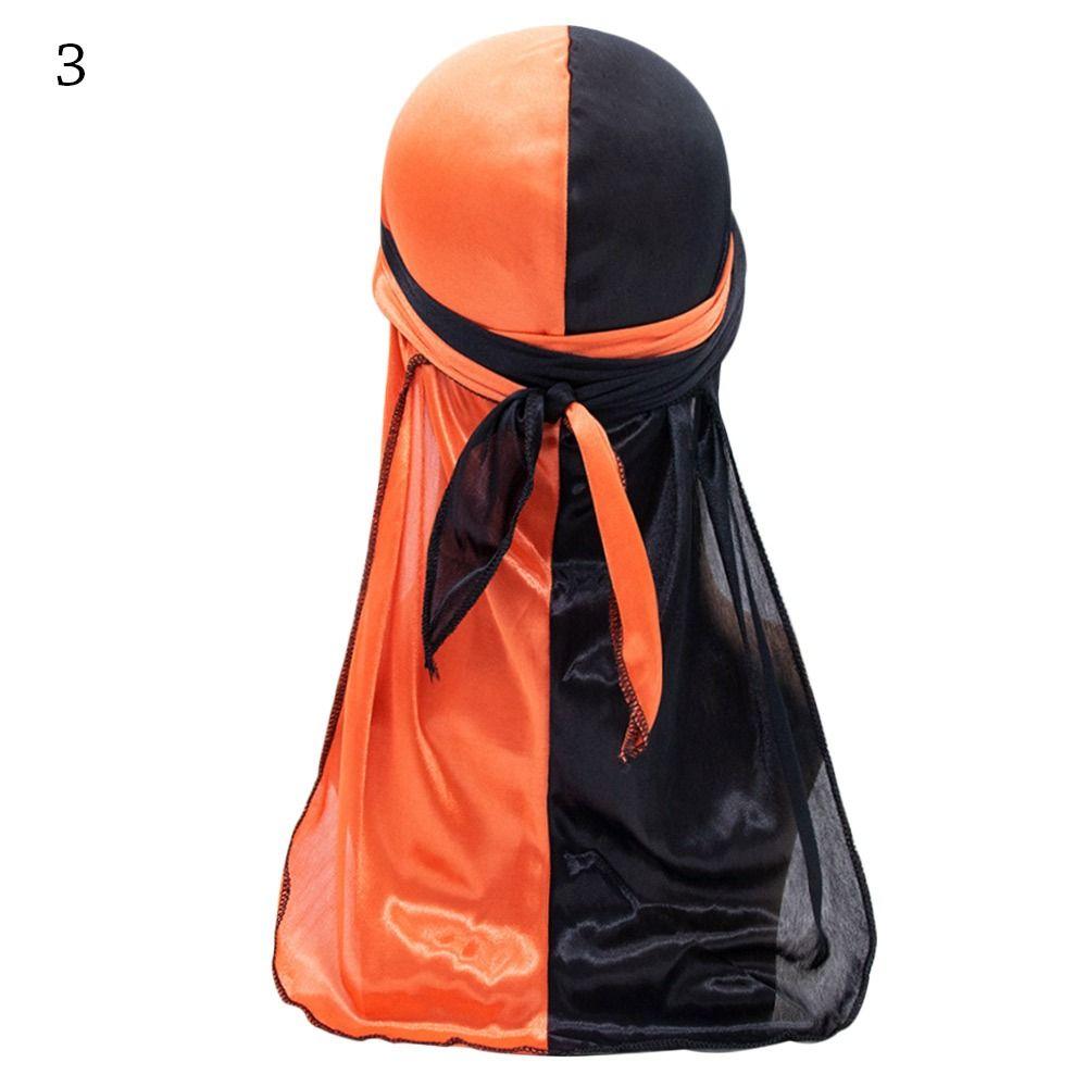 Эластичная бандана тонкая пиратская шляпа регулируемая шелковая дураг для мужчин и женщин