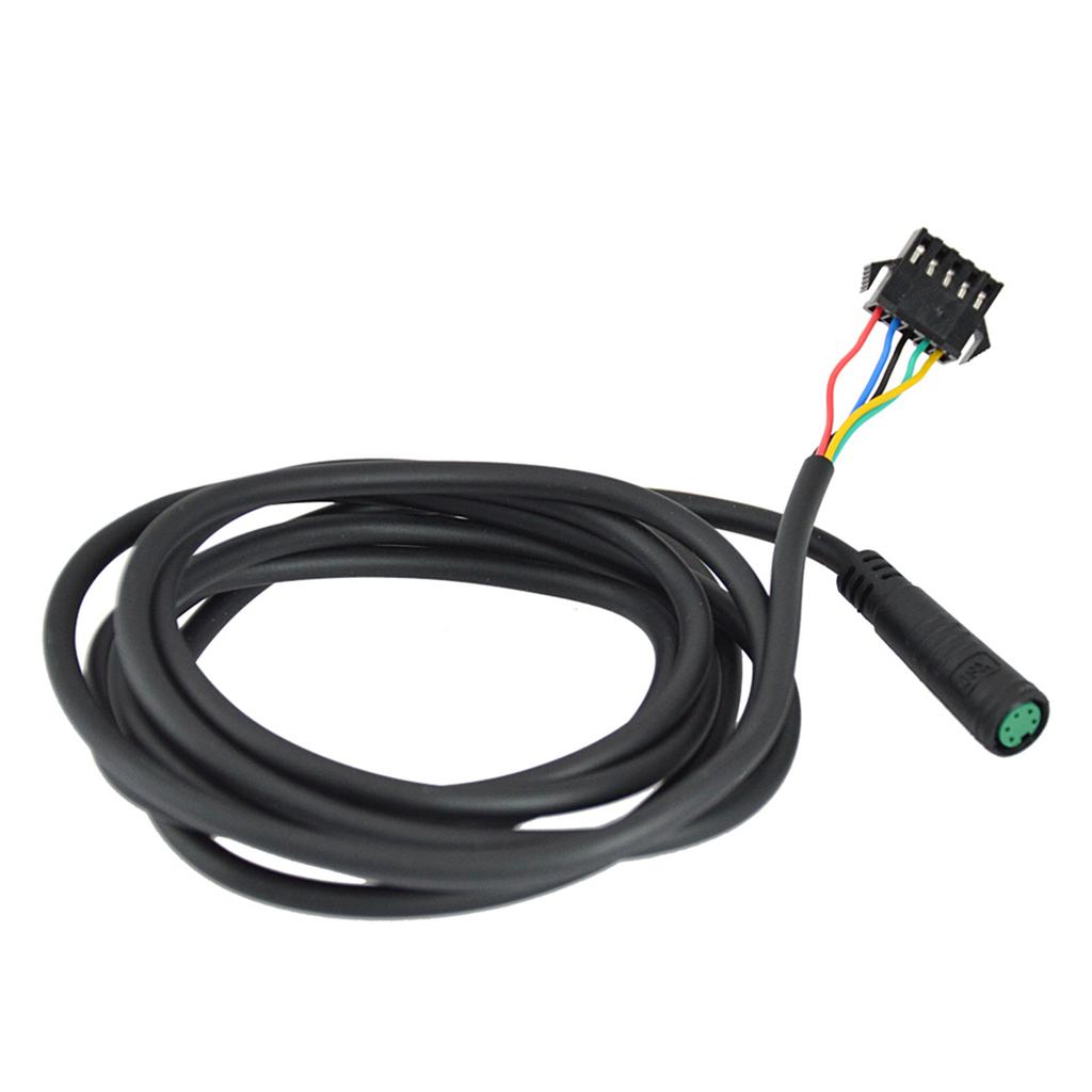 5 Pin Electric Bicycle Extension Cable 170cm Waterproof Adapter Cable for Display to SM Ebike Accessories