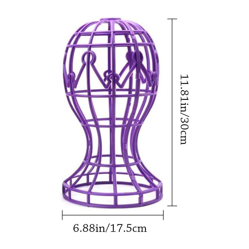 New Wig Stand Hat Cap Lantern Shape Wig Accessories Storage Rack Wig Head Stand Multi-Purpose