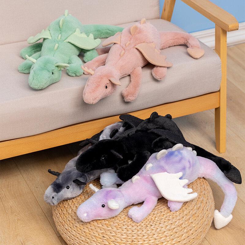 Многоцветная плюшевая кукла динозавра-снежного дракона - подарок-компаньон для ребенка