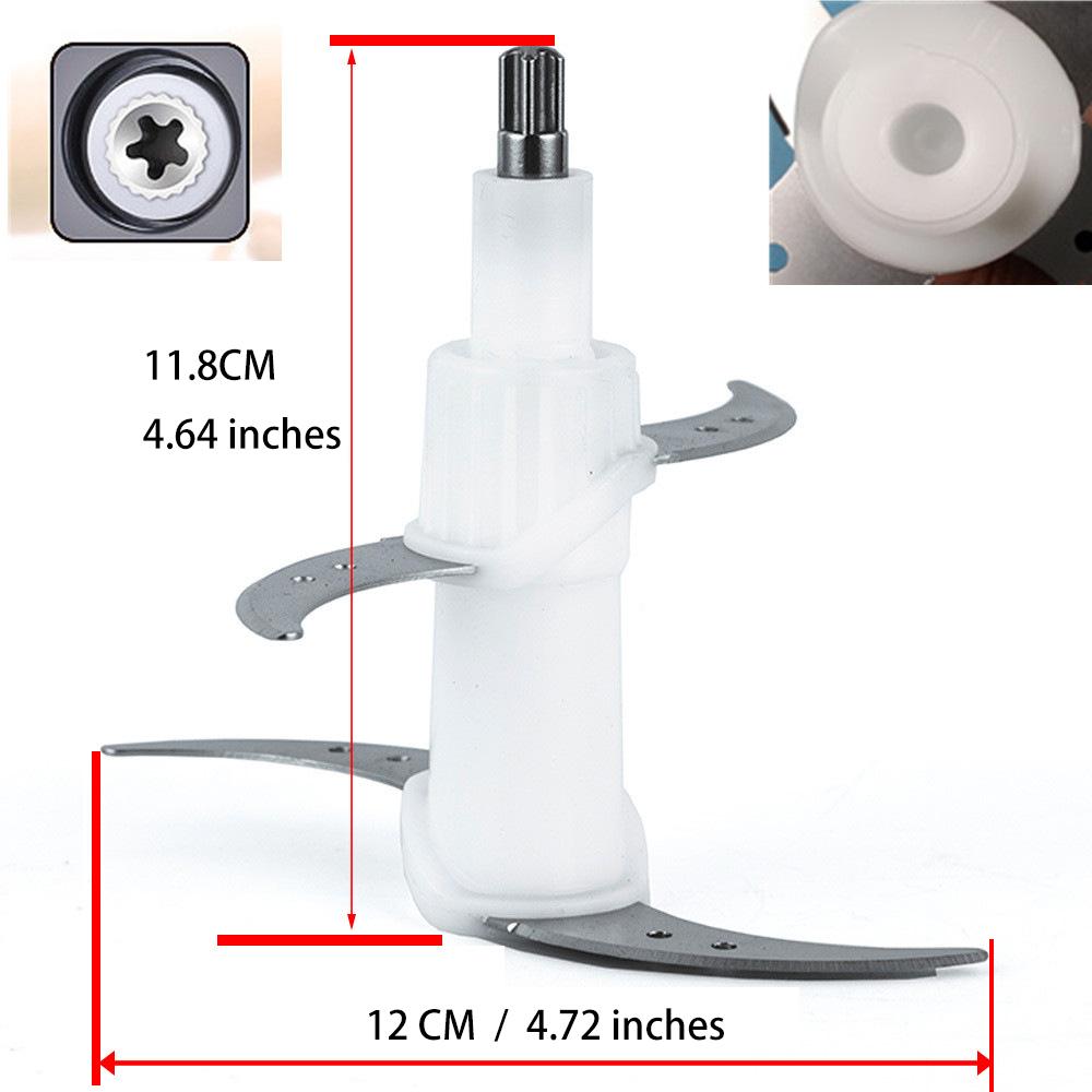 Универсальное лезвие, 20 различных размеров, электрическая мясорубка, лезвие, емкость 2–6 л, держатель ножа для миксера, одно лезвие