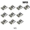 10Pcs Stainless Steel U Type Clips With Thread M6 M5 M4 M8 8/6/5/4 Mm Reed Nuts