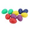 10Pcs Mini Musical Eggs Colorful Hand Plastic Egg Shakers Percussion Musical Instrument Toy